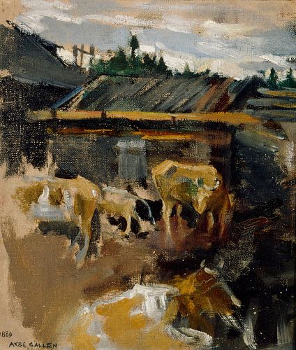 Karjapiha, 1886, Akseli Gallen-Kallela