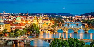 the bridges of Prague by Antwan Janssen