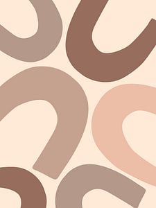 Pastell Regenbogen Landschaft Beige