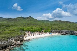 Curacao - Drone shot of Kleine Knip by Keesnan Dogger Fotografie