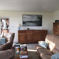 Kundenfoto: Carlos de Haes - Das wilde Grasland, die alte Landschaft, auf Leinwand