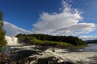 Tännforsen Wasserfall in Schweden par Lars Tuchel Aperçu