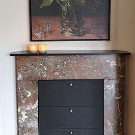 Customer photo: Still Life with Flowers in a Glass, Jan Brueghel, on canvas