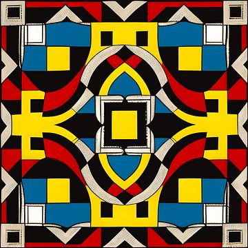 Afrikaans Geometrisch Etnisch Patroon 2 van All Africa
