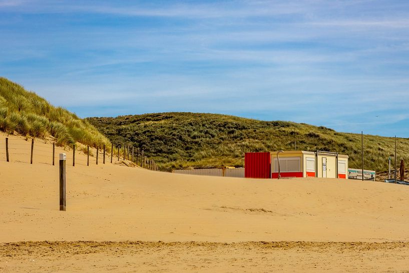 Lifeguard on the beach by Michael Ruland