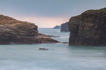 Playa de catedrales Galicia Spain by Peter Haastrecht, van