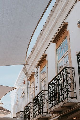 Houses in the centre of Faro city, Algarve Portugal by Manon Visser