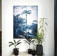 Klantfoto: Blue Hour In Tropical Paradise van Andrea Haase, als print op doek