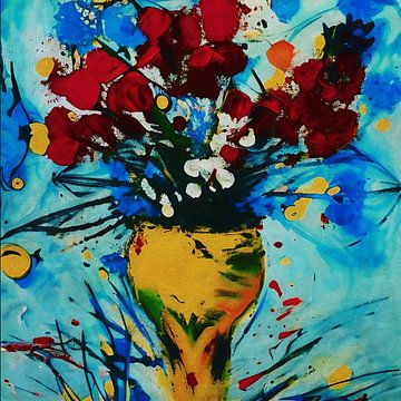 Still life of flowers 20 by Jan Keteleer