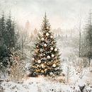 Winter Christmas atmosphere in the Forest by Your unique art thumbnail