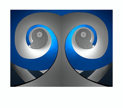 Spiraal van perspectief tweemaal