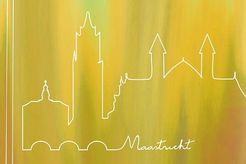 Maastricht one line art