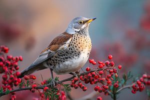 Wacholderdrossel (Turdus pilaris)