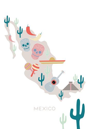 Mexico Map No 1