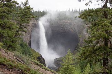 Wells Gray waterval in Canada van Joost Winkens