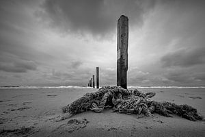 Herfstdag aan het Noordzeestrand