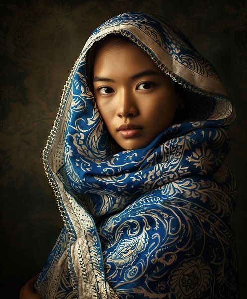 Mysterieuze ogen, verborgen verdriet van fernlichtsicht