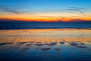 Nachtaufnahme Strand Vlissingen