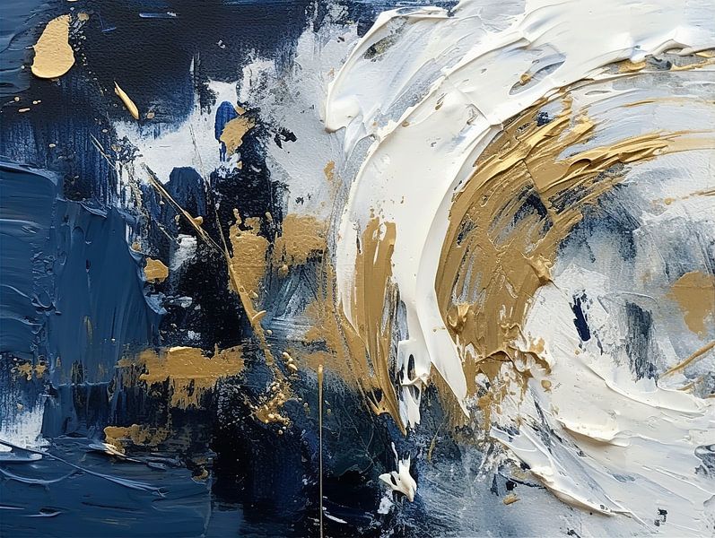 Gold and Blue van Bianca Bakkenist