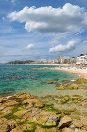 Bathing resort Lloret de Mar on the Costa Brava by Peter Eckert