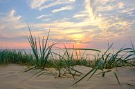 Zomerse zonsondergang in de duinen aan het Noordzee Strand van Sjoerd van der Wal thumbnail