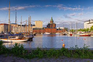 Vue de la cathédrale Uspenski à Helsinki, Finlande