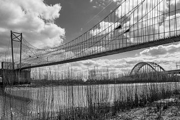 Lek Bridge Vianen and Suspension Bridge Nieuwegein by Pixel Meeting Point
