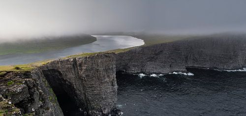 Panorama zwevend meer