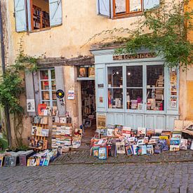 Boekwinkel met tweedehands boeken in Frankrijk van Martijn Joosse