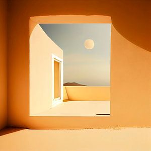Stilistisches Haus an der Sonne