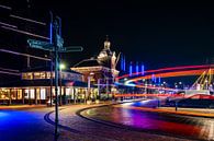 Altes Hafenamt und Hafen in Harlingen von Fotografiecor .nl Miniaturansicht