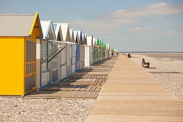 Chalets de plage sur Nella van Zalk