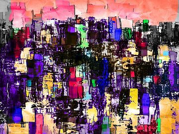Mallorca abstract - Kleuren van Reiner Borner