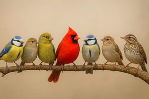 Colour Choir on a Branch - Die Vogelparade