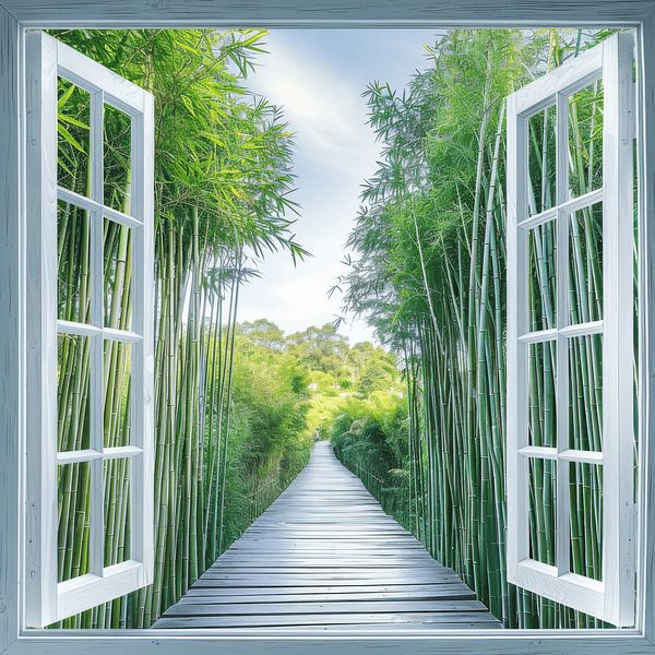 Forêt de bambous par Poster Art Shop