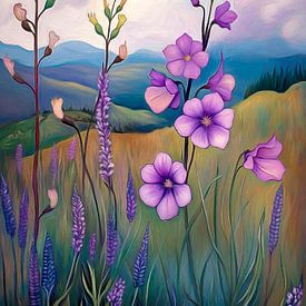 Lila Blickfang von Jutta Maria Pusl