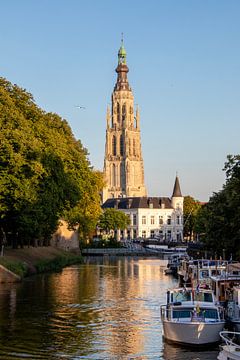 Spanjaardsgat, Grote Kerk en Haven van Breda van David van der Kloos