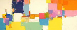 Composition de couleurs abstraites
