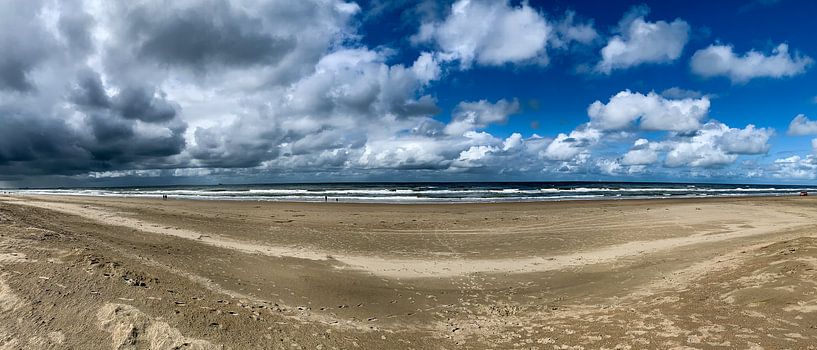 Panoramic photo coastline by Apple Brenner