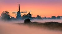 Lever du soleil, Ten Boer, Groningen, Pays-Bas par Henk Meijer Photography Aperçu