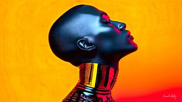 Transcendentie - Pop Art Portret van Neural Artistry