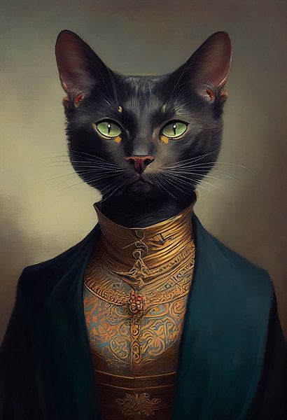 Stilvolles Katzenporträt von But First Framing