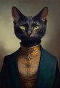 Stylish Cat portrait by But First Framing thumbnail