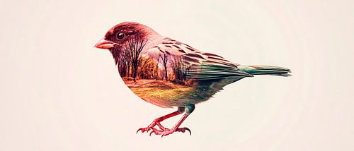 Kleurrijke vogel