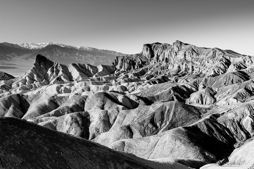 Death Valley, Zabriskie Point van Keesnan Dogger Fotografie