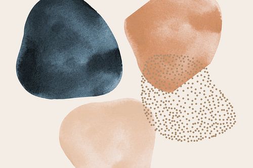 Aquarellierte Formen