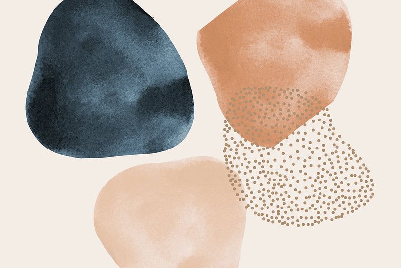 Aquarellierte Formen von Studio Allee