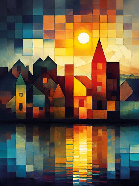 Reflexionen an der Küste von Color Square