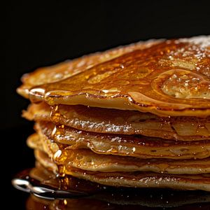 Pancakes with syrup