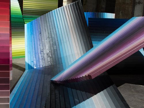 Abstract colors and figures